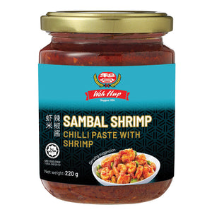 Woh Hup Sambal Shrimp Chilli Paste With Shrimp 220g ~ 和合蝦米辣椒醬 220g