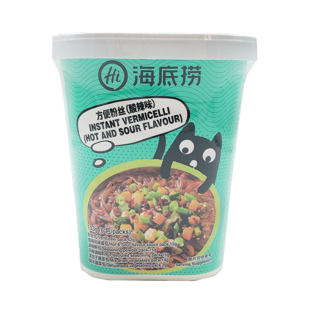 Haidilao Instant Vermicelli Hot and Sour Flavour 103g~ 海底捞方便粉丝 酸辣味 103g