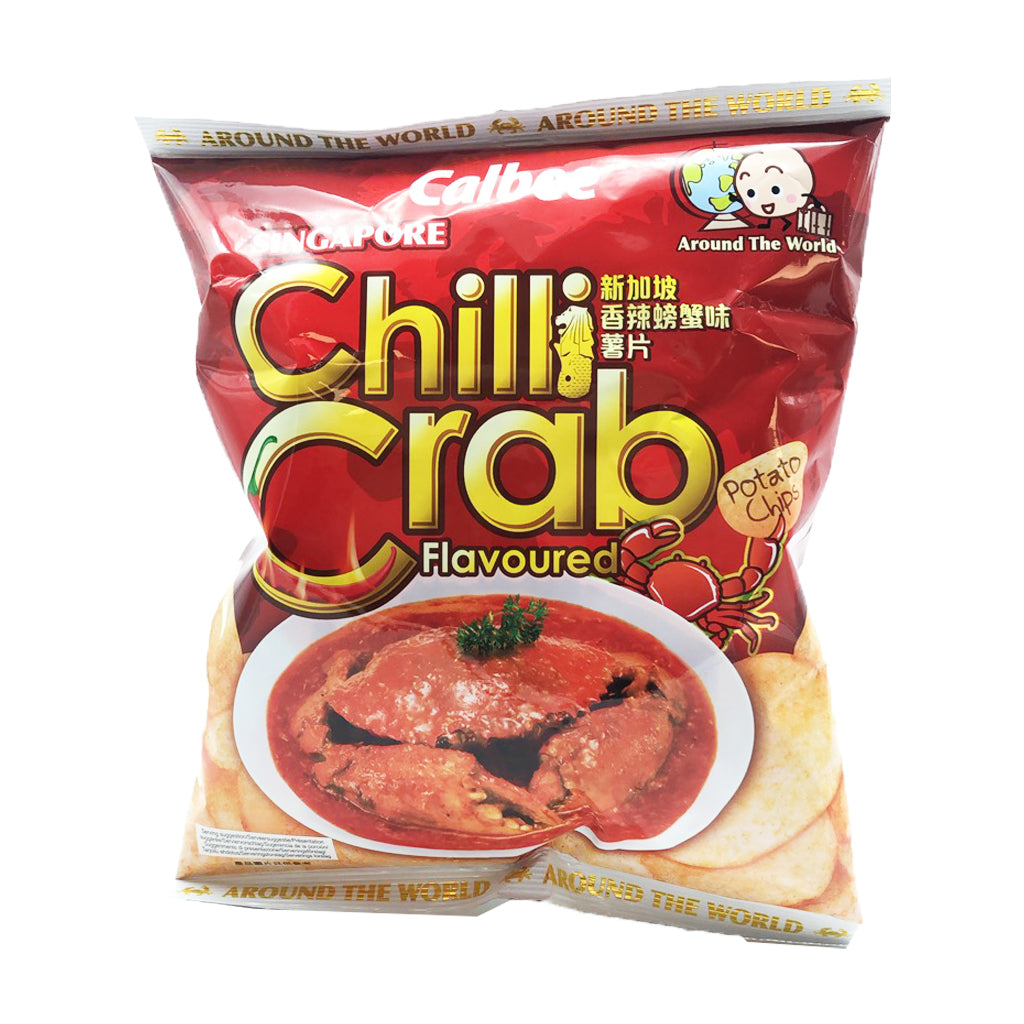 Calbee Potato Crisp Singapor Chilli Crab Flavour ~ 卡樂B 新加坡香辣螃蟹味薯片
