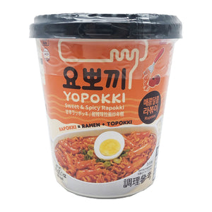 Yopokki Sweet & Spicy Rapokki Cup (Halal) 145g
