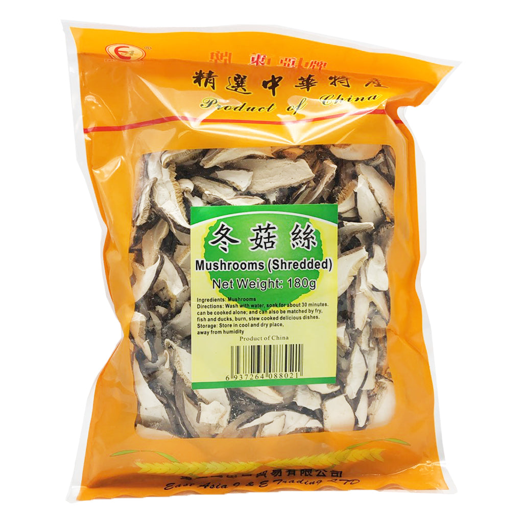 East Asia Brand Shredded Mushroom 180g ~ 東亞冬菇絲 180g