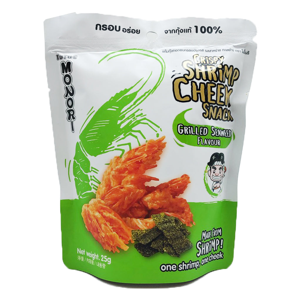 Monori Crispy Shrimp Cheek Seaweed ~ 炸蝦小食紫菜味