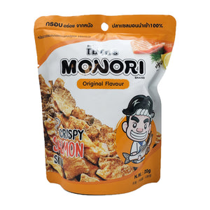 Monori Crispy Salmon Skin Original ~ 炸三文魚小食