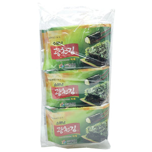 Kwangcheonkim Dosirak Seasoned Green Seaweed ~ Kwangcheokim 广川青海苔 包饭紫菜