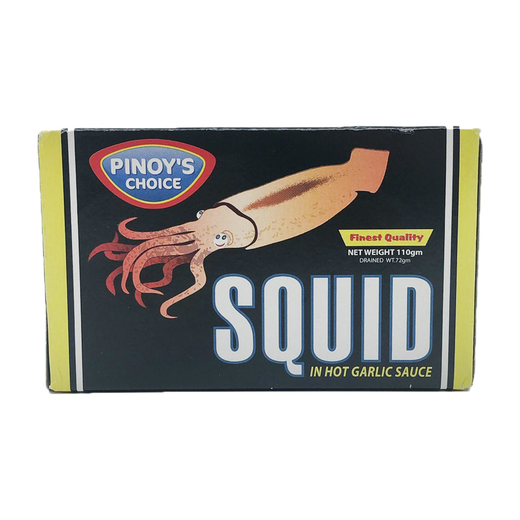 Pinoy's Choice Brand Squid In Hot Garlic Sauce 110g ~ 辣蒜醬魷魚 110g