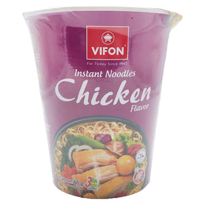 Vifon Instant Noodles Chicken Flavour 60g ~ Vifon 鸡肉面 60g