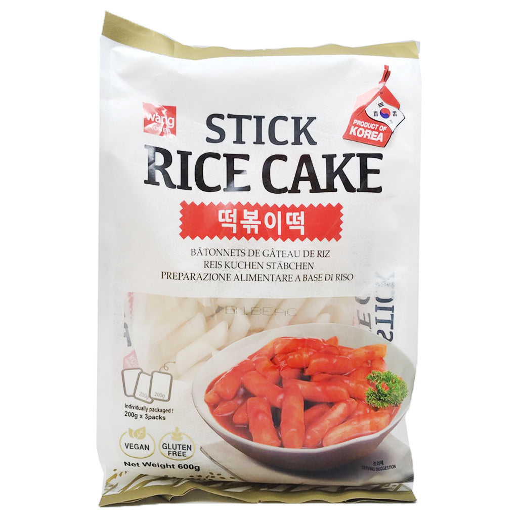 Wang Brand Rice Cake Stick 600g ~ 韓國年糕 條裝 600g
