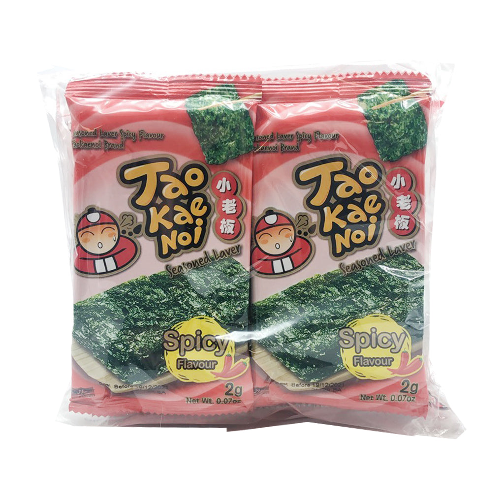 Tao Kae Noi Roasted Seaweed Korean Style Spicy ~ 小老板 韩式烤紫菜 辣