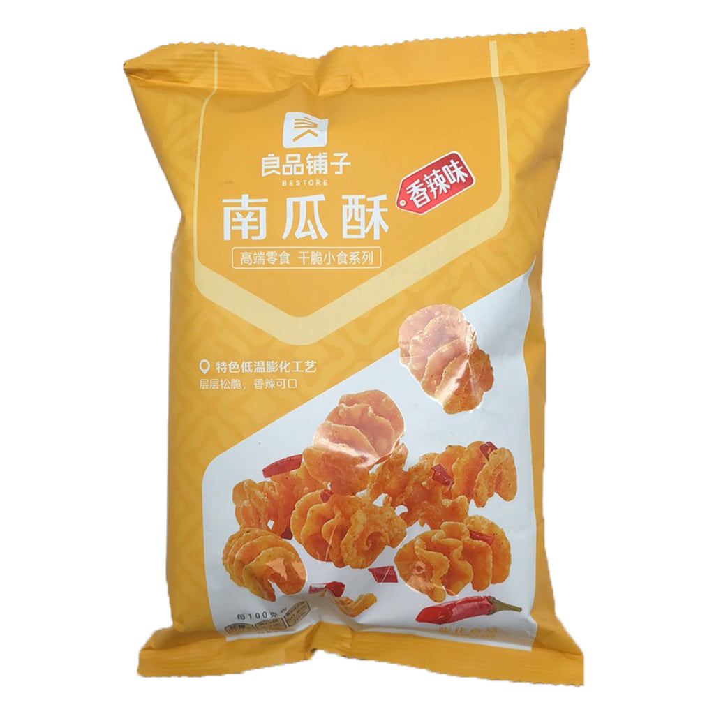 Bestore Pumpkin Crisps ~ 良品铺子 南瓜酥 香辣味