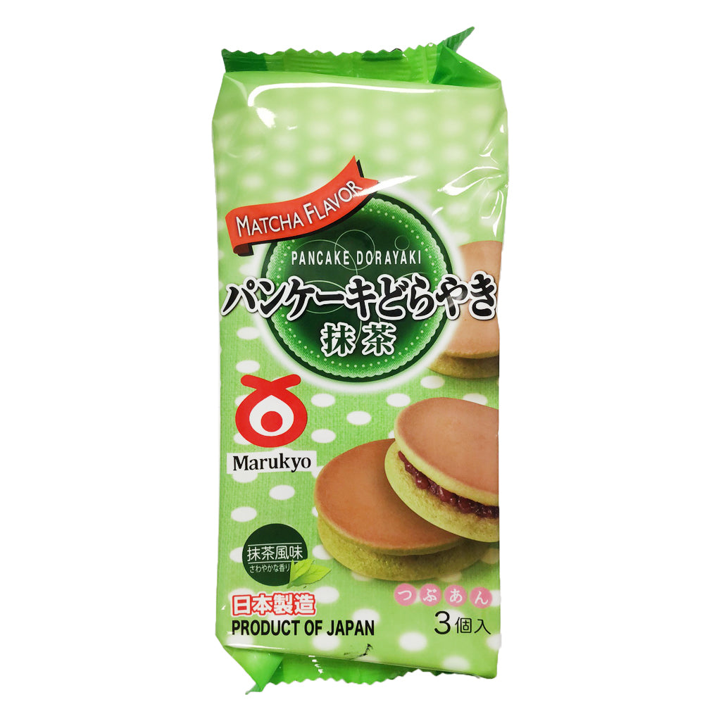 Marukyo Pancake Dorayaki Matcha Flavour ~ 丸京 铜锣烧 抹茶味