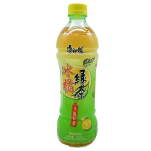 Master Kong Iced Orange and Green Tea Flavour 500ml ~ 康师傅 冰橘绿茶 500ml