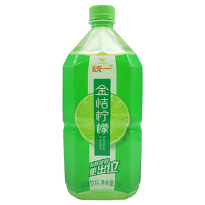 Unif Kumquat and Lemon Flavour Drink 1L ~ 统一 金桔柠檬饮料 1L