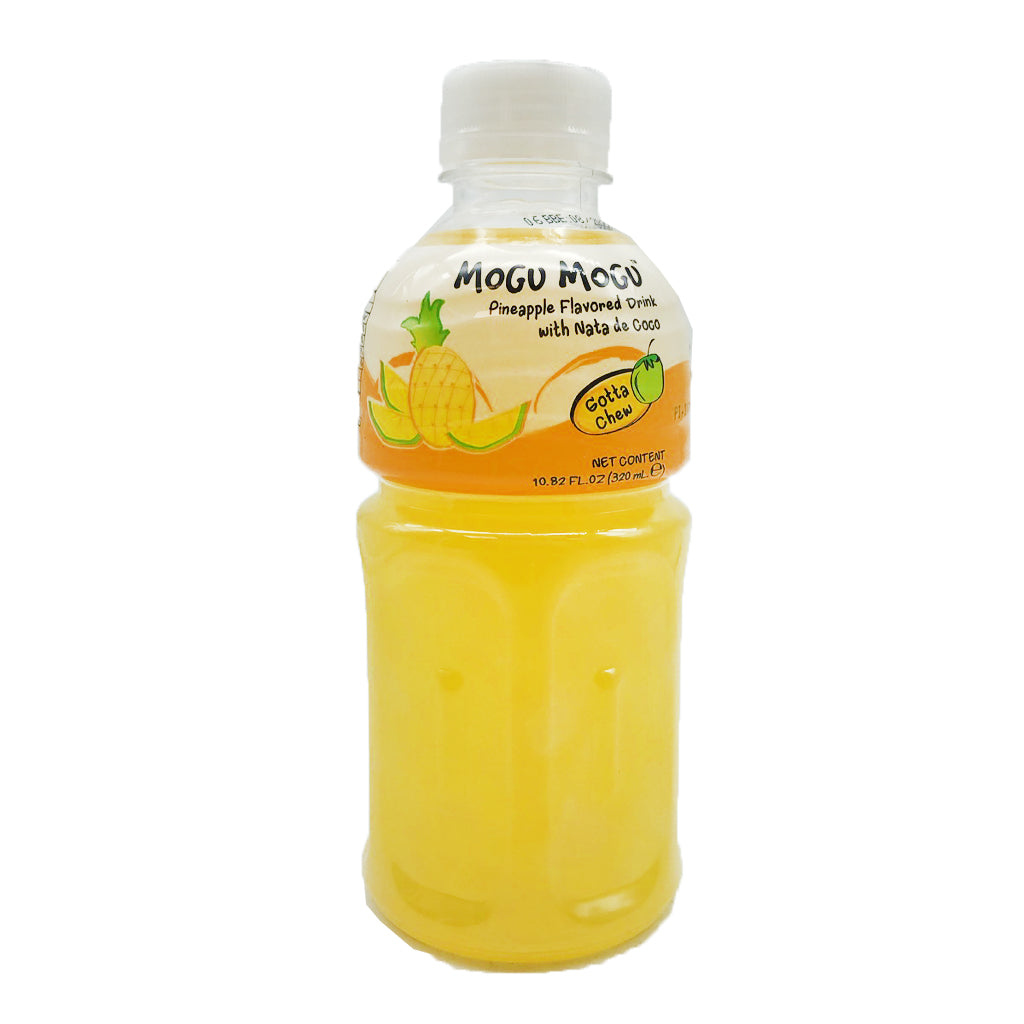 Mogu Mogu Nata De Coco Drink Pineapple Flavour ~ 椰果凤梨味飲品
