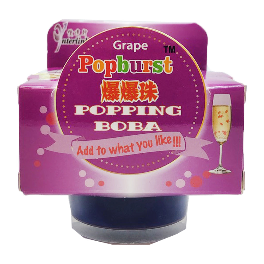 Popburst Popping Boba Grape Flavour 130g ~ 一直旺爆爆珠 杯装 葡萄味 130g