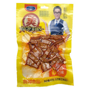 Xian Ge Spicy Gluten Small Stick 80g ~ 贤哥 香辣柴火干 80g