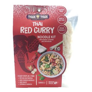 Tiger Tiger Thai Red Curry Noodle Kit 350g ~ Tiger Tiger 泰式红咖喱 350g