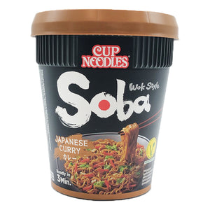 Nissin Cup Noodle Soba Japanese Curry Wok Style 90g ~ 日清荞麦杯面 日式咖喱味 90g