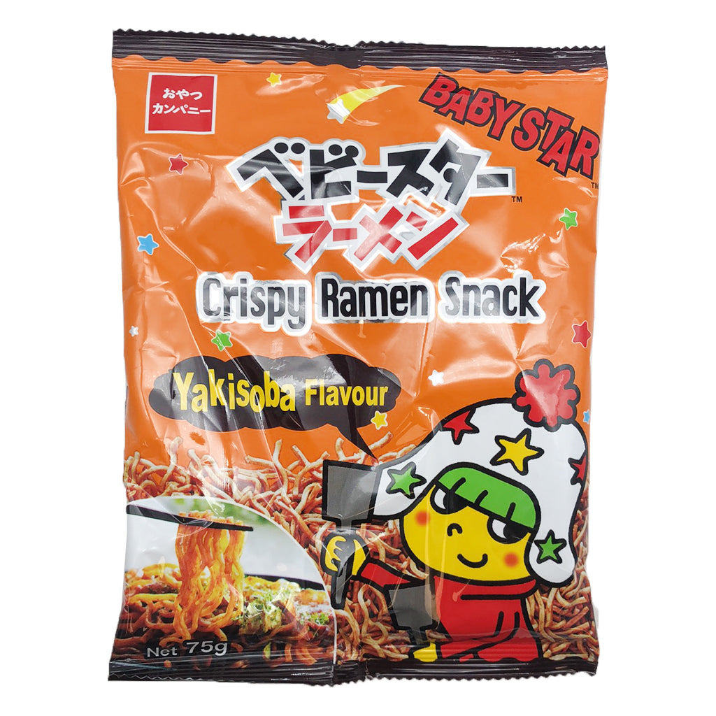 Baby Star Crispy Ramen Snack Yakisoba Flavour ~ 童星点心面 炒荞麦面味