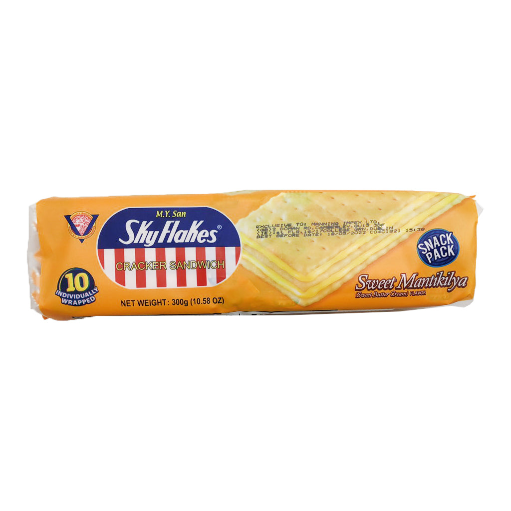 Skyflakes Cracker Sandwich Sweet Buttercream Flavour 10x30g ~ Skyflakes 饼干 甜奶油味 10x30g