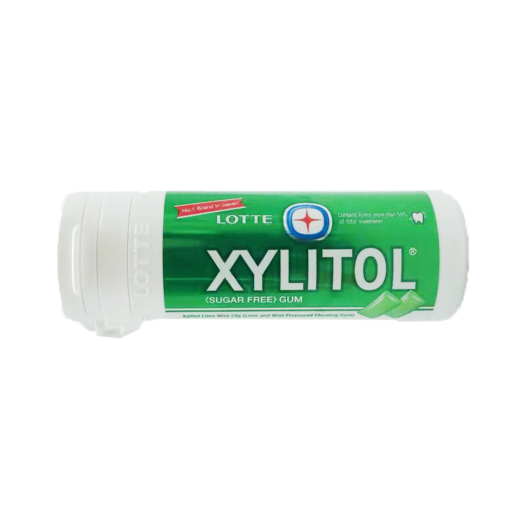 Lotte Xylitol  Chewing Gum Lime Mint Flavour 29g ~ 乐天 口香糖 青柠薄荷味 29g