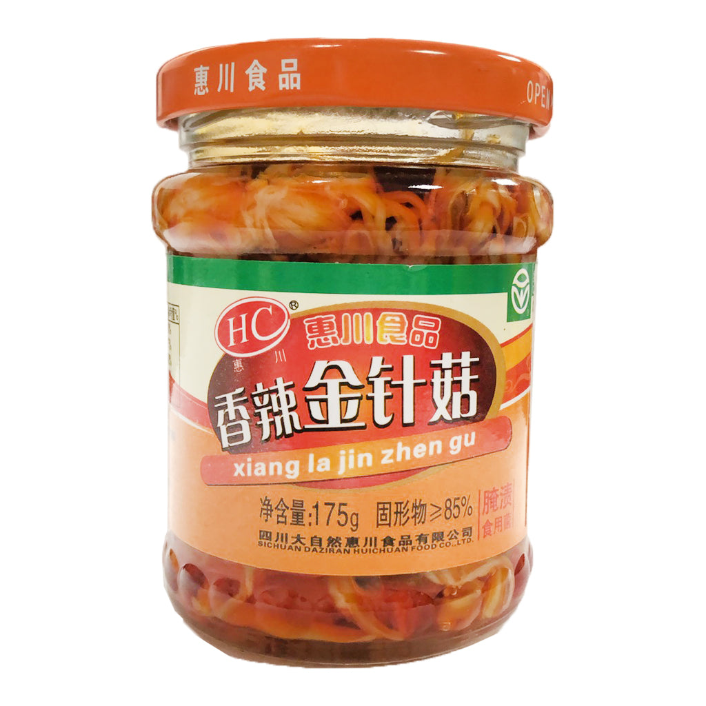 Huichuan Spicy Enoki Mushroom 145g ~ 惠川 香辣金针菇 145g