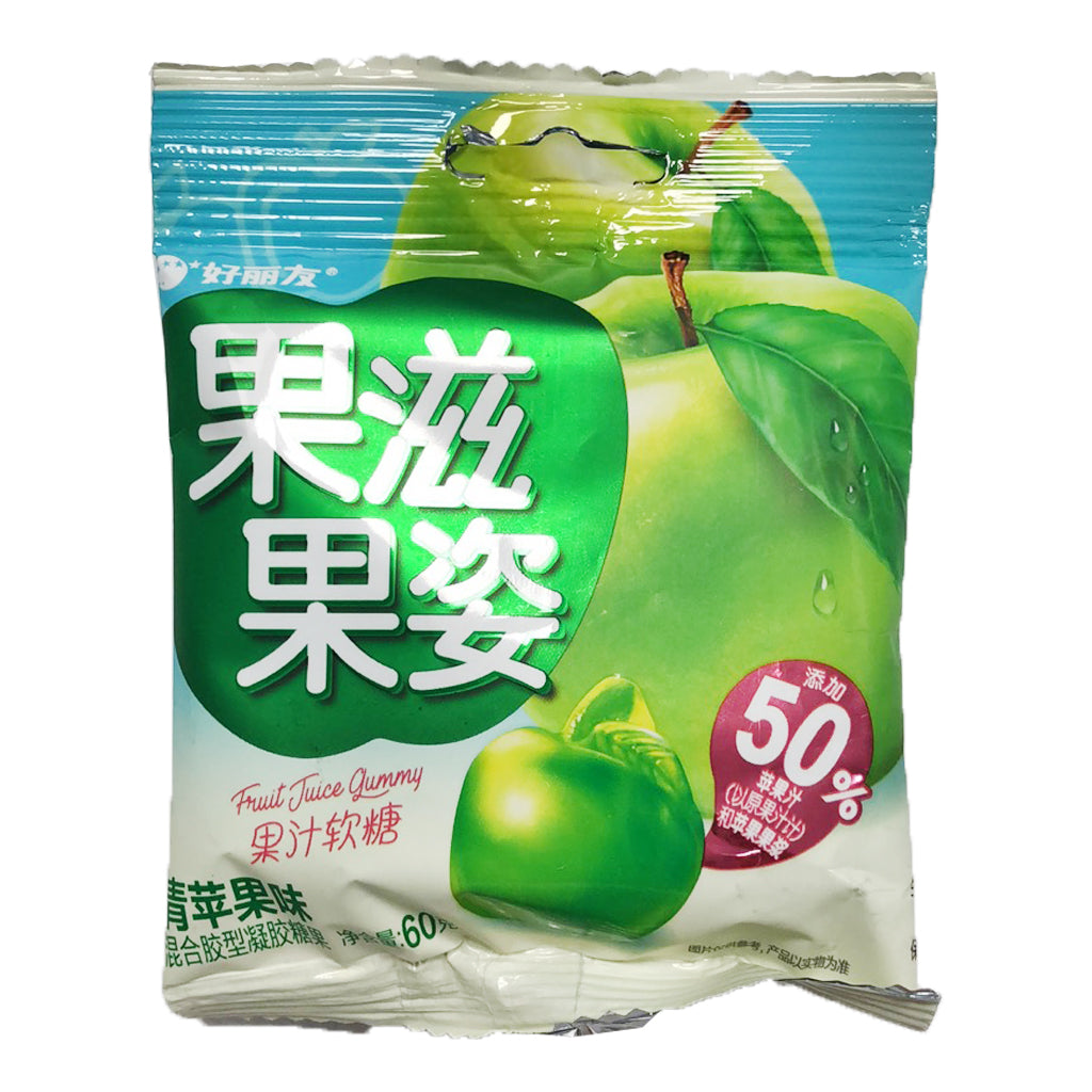 Orion Fruit Juice Gummy Green Apple Flavour ~ 好丽友 果滋果滋软糖 青苹果味