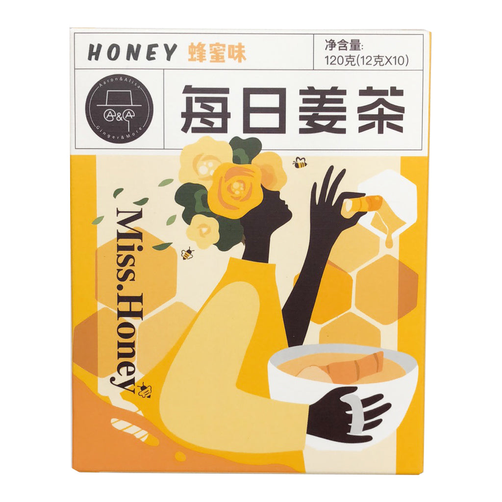 Daily Ginger Tea Miss Honey Ginger Tea 10x12g ~ 每日姜茶 年轻系列 蜂蜜姜茶 10x12g