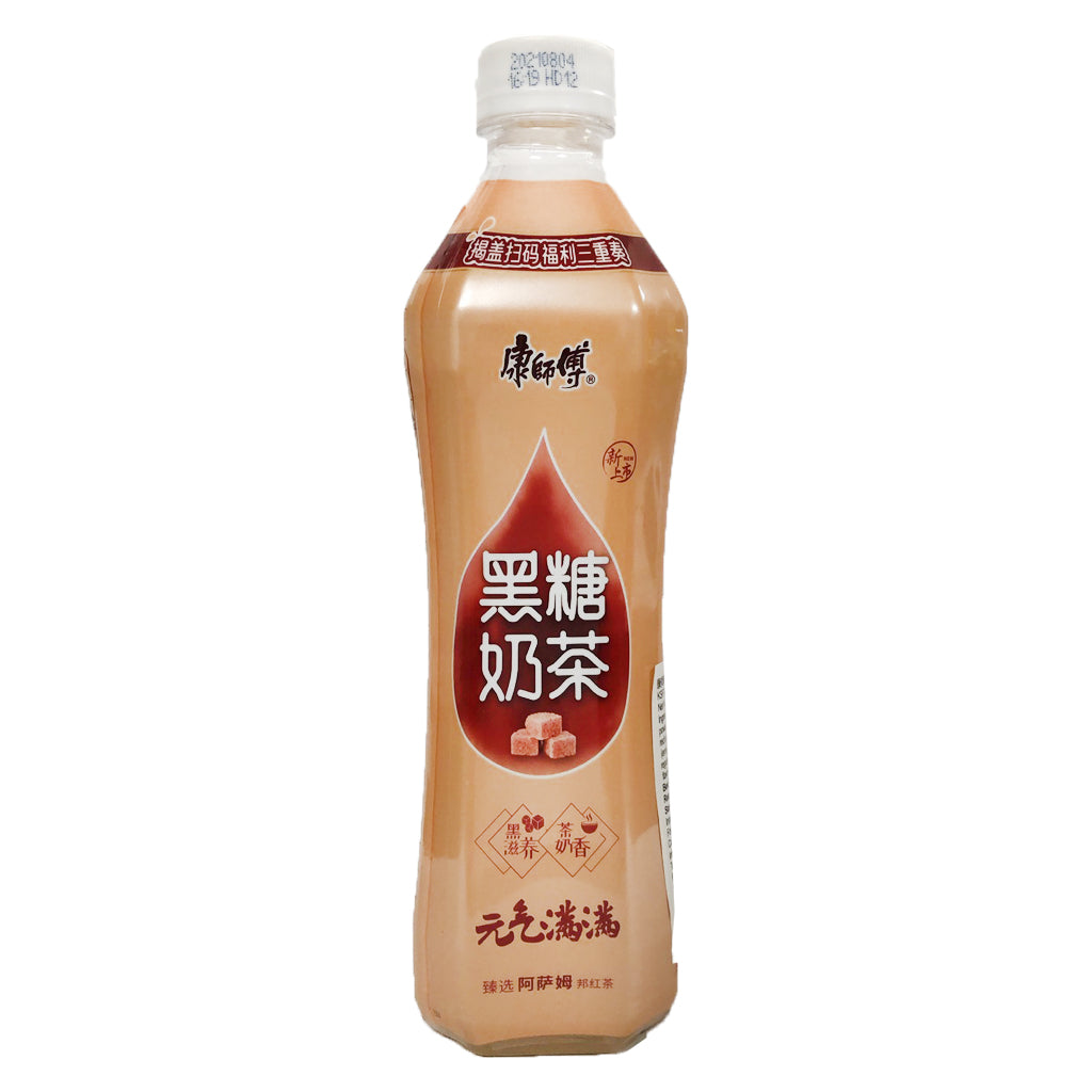 Master Kong Brown Sugar Milk Tea 500ml ~ 康師傅黑糖奶茶 500ml