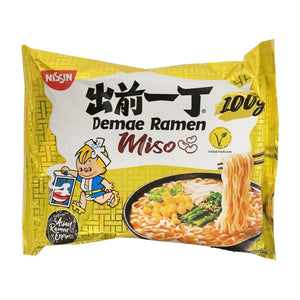 EU Nissin Demae Ramen Miso Flavour 100g ~ 出前一丁 味噌汤味面 100g