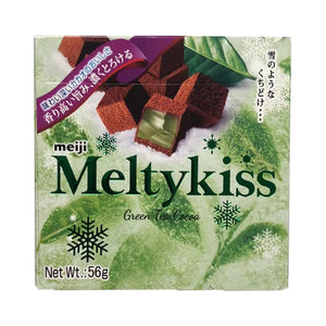 Meiji Melty Kiss Green Tea Cocoa 56g ~ Meiji 雪吻 绿茶巧克力 56g