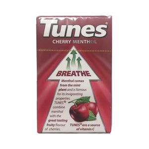 Tunes Cherry Menthol Sugar Free 37g ~ 音通 櫻桃薄荷無糖 37g