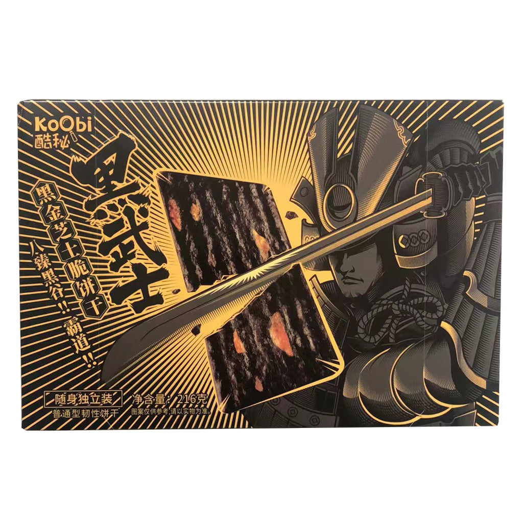 Koobi Black Gold Crispy Biscuit Cheese Flavour ~ 酷秘 黑武士 黑金芝士脆饼干