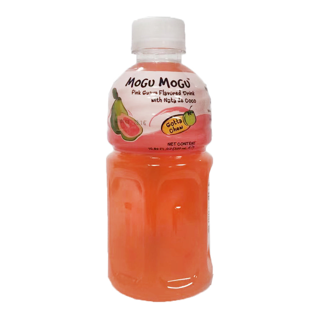 Mogu Mogu Nata De Coco Drink Pink Guava Flavour ~ 椰果番石榴味飲品