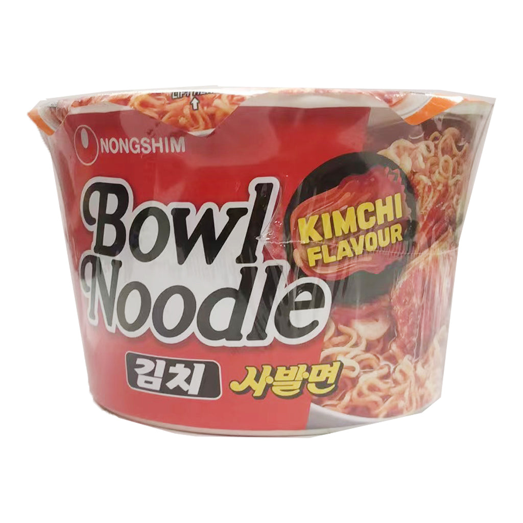 Nongshim Bowl Noodle Kimchi Flavour 100g ~ 农心 韩国杯面 泡菜口味 100g