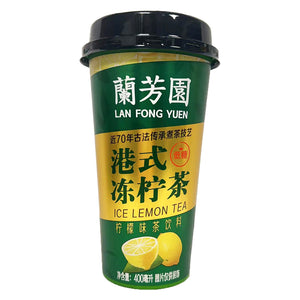 Lan Fong Yuen Hong Kong Style Ice Lemon Tea 400ml ~ 兰芳园低糖港式冻柠茶 400ml
