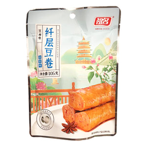 Zu Ming Beancurd Roll Braised Flavour 105g ~ 祖名 千屠豆腐卷 鹵香味 105g