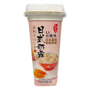 Du Li You Huo Japanese Pudding Peach Flavour 330g ~ 肚里诱惑 日式奶露 白桃味 330g