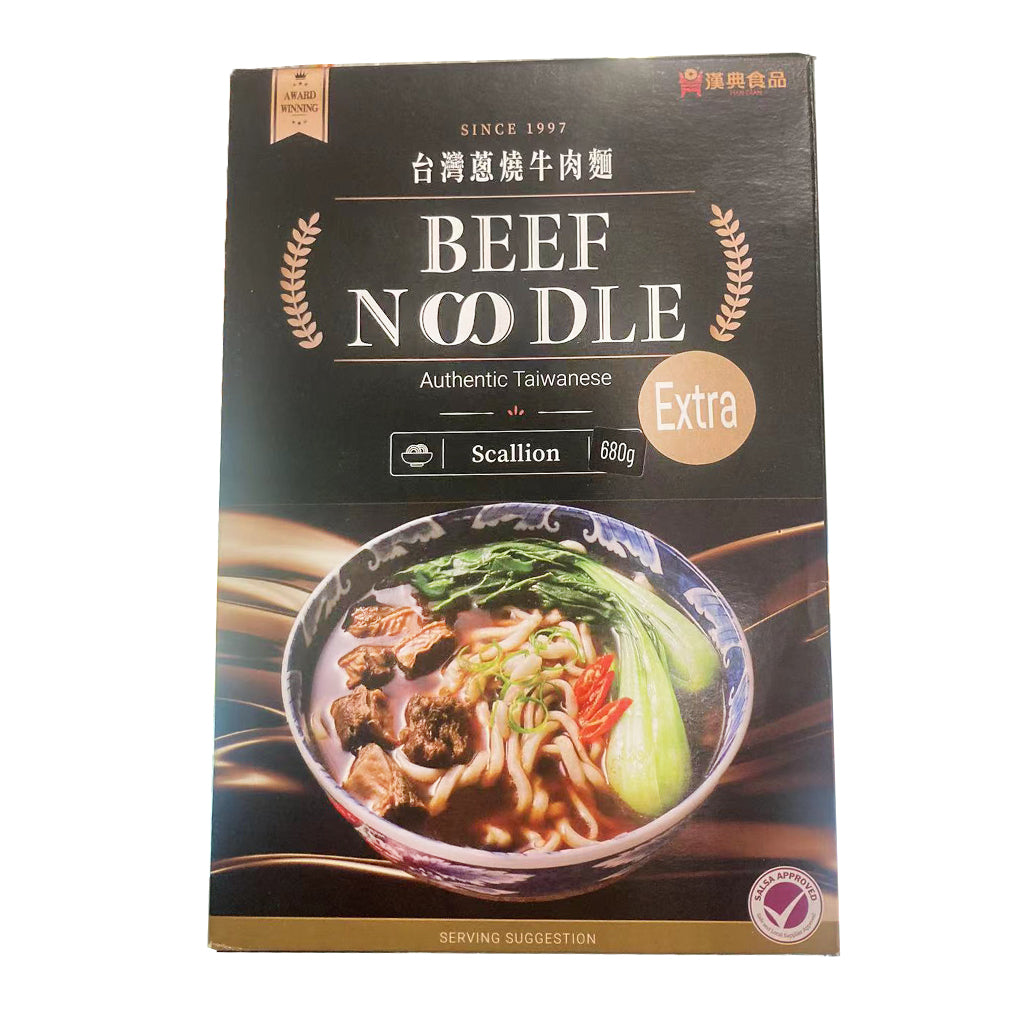 Handian Authentic Taiwanese Beef Noodle Scallion ~ 汉典食品 台湾葱烧牛肉面