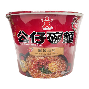 Doll Bowl Hot and Spicy Soup Flavour 113g~ 公仔碗面  麻辣汤味 113g