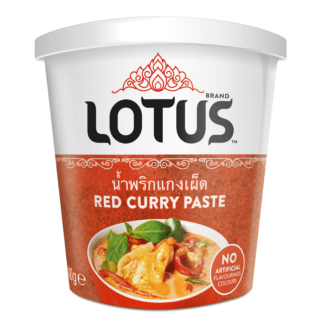 Lotus Red Curry Paste 400g ~ 莲花牌红咖喱 400g