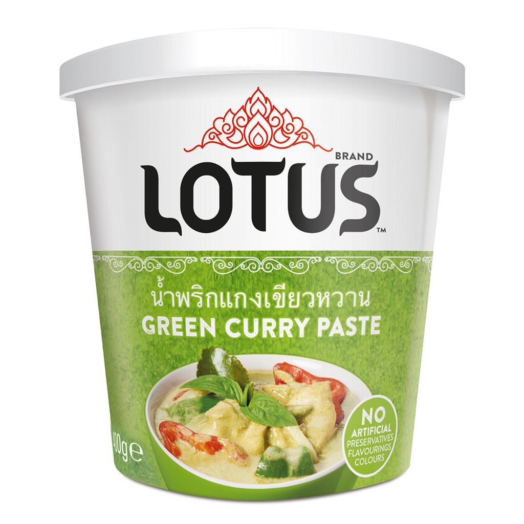 Lotus Green Curry Paste 400g ~ 莲花牌绿咖喱 400g