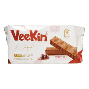 Veekin Wafer Chocolate Flavour 202g ~ 威幸 威轻脆 威化饼干 巧克力味 202g