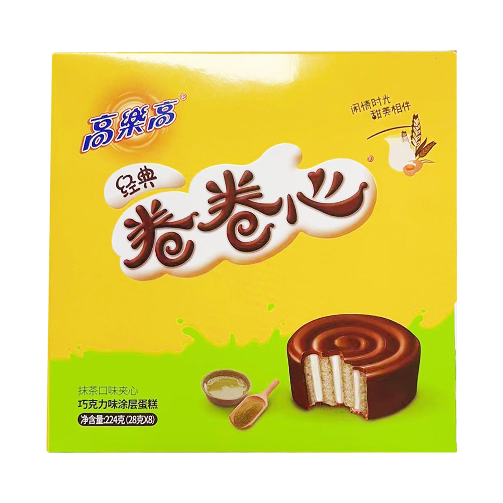 Colacao Roll Cake Matcha Flavour Filling ~ 高乐高 卷卷心 抹茶口味夹心