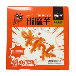 Jing Zai Konjac Snack Spicy Chilli Oil Flavour 360g ~ 劲仔 Hi魔芋 红油香辣味 360g