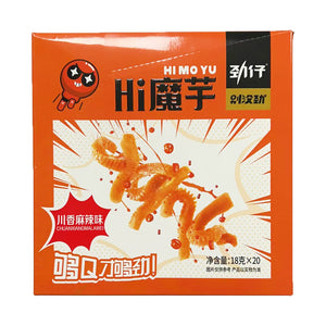 Jing Zai Konjac Snack Hot and Spicy Flavour 360g ~ 劲仔 Hi魔芋 川香麻辣味 360g