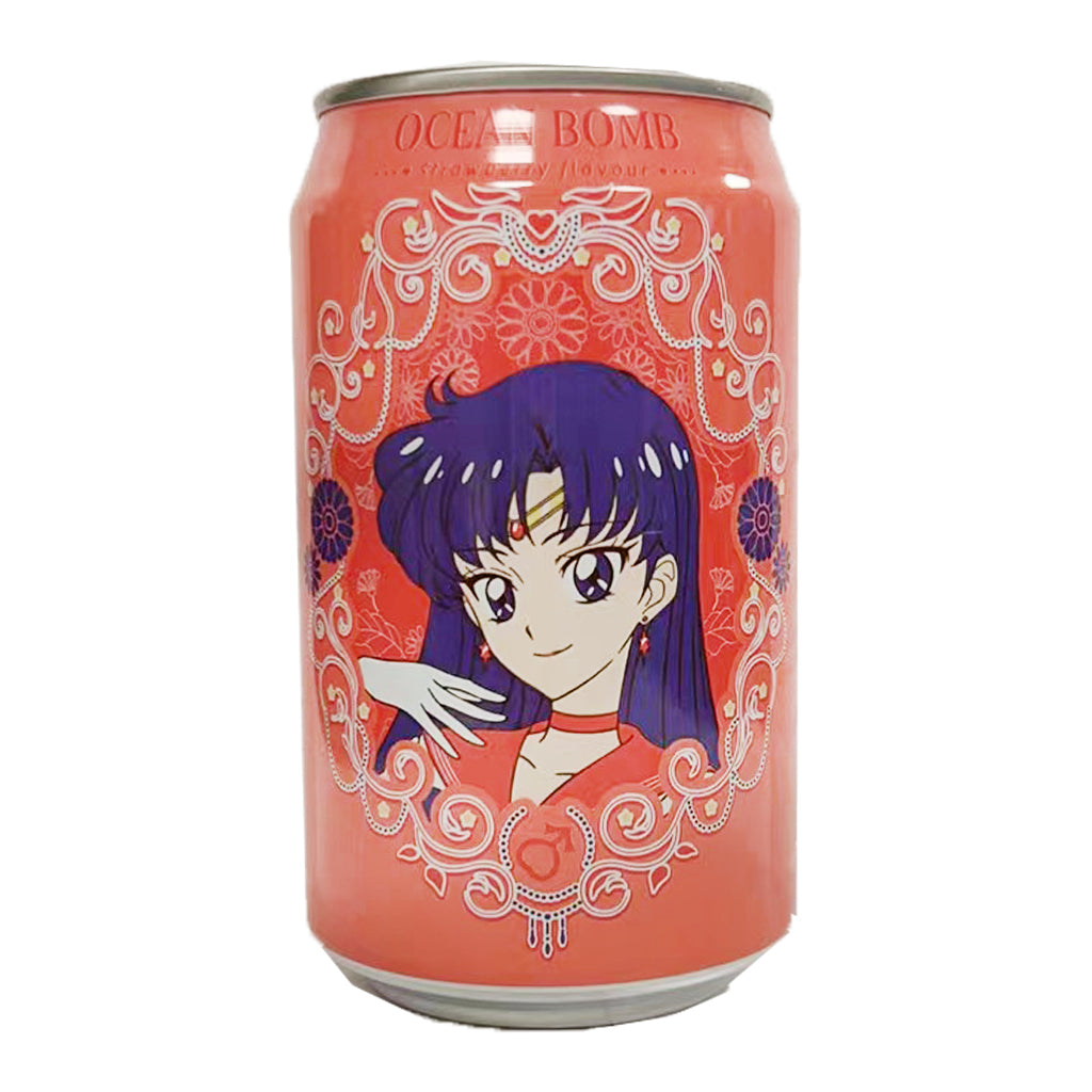 Ocean Bomb Sailor Moon Drink Strawberry Flavour 330ml ~ 海洋深层气泡水 草莓风味 330ml