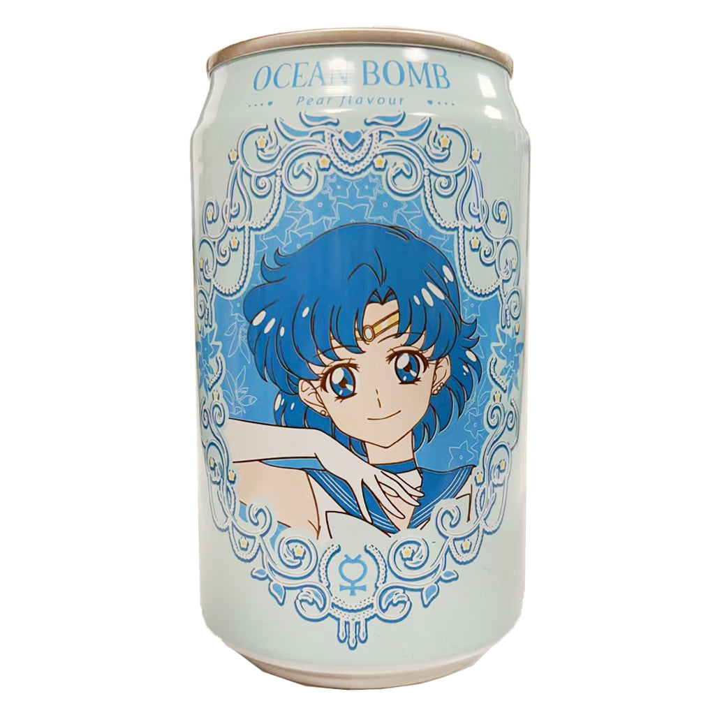 Ocean Bomb Sailor Moon Drink Pear Flavour 330ml ~ 海洋深层气泡水 水梨风味 330ml