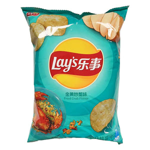 Lay's Potato Chips Fried Crab Flavor 70g ~ 乐事薯片 金黄炒蟹味 70g