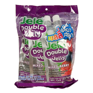 Jele Beautie Jelly Drink Double Jelly Mixed Berry 3x125g ~ Jele Beautie 双倍啫喱饮品 杂梅味 3x125g