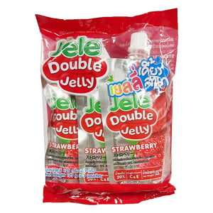Jele Beautie Jelly Drink Double Jelly Strawberry 3x125g ~ Jele Beautie 双倍啫喱饮品 士多啤梨味 3x125g